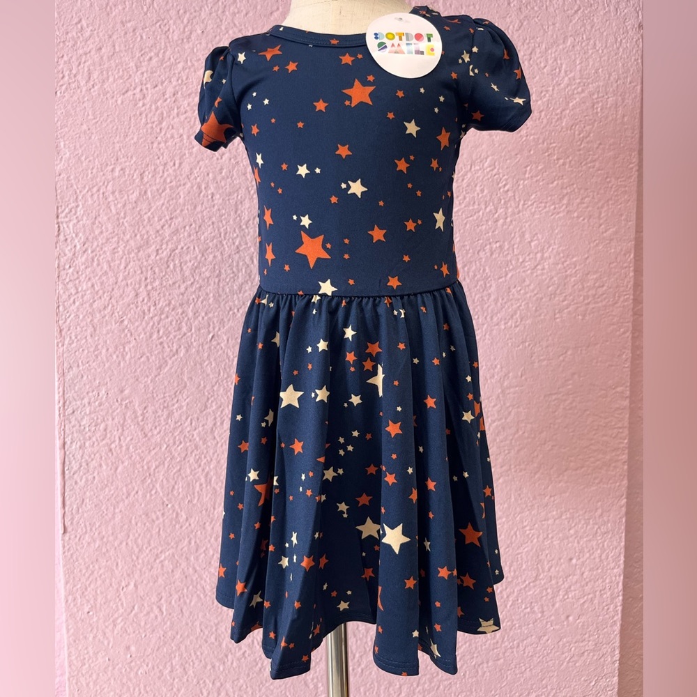 DOTDOT SMILE CAP SLEEVE DRESS